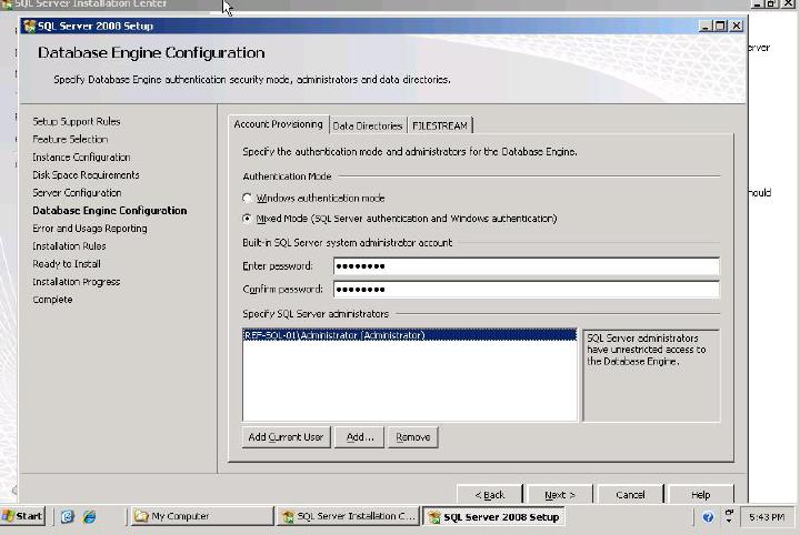 Microsoft SQL Server 2008 - Installation, image 11 of 19