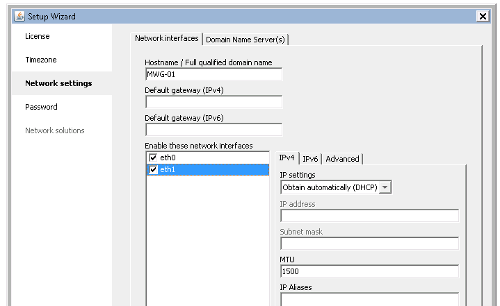MWG Setup Wizard 2