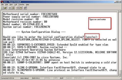 Cisco Switch 2940 Password Reset Step4