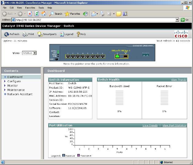 Cisco Switch 2940, image 1 of 19