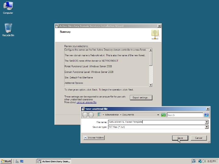 Windows Server 2008 - Install Domain Controller Role, image 12 of 17