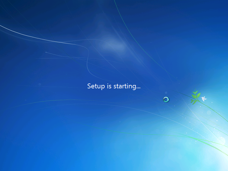 Windows 7 Setup